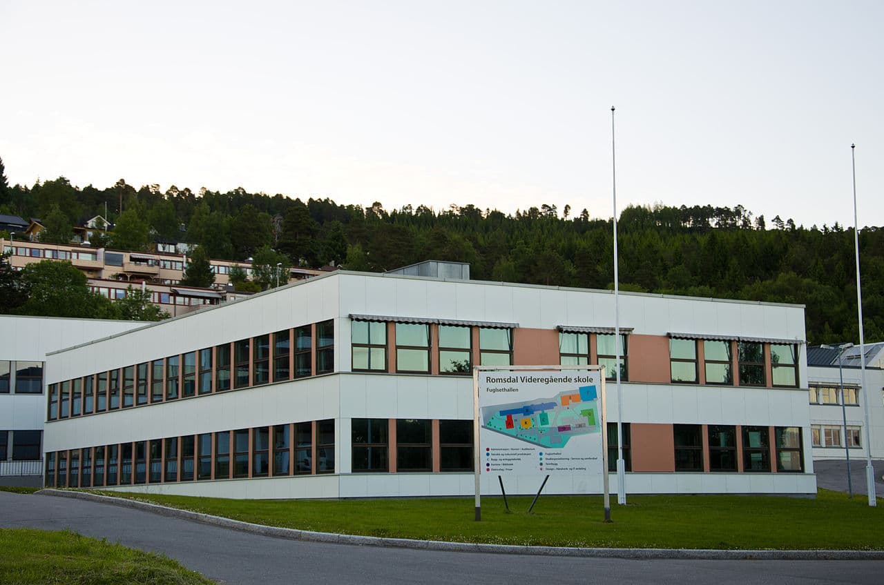 Foto av Romsdal videregående skole