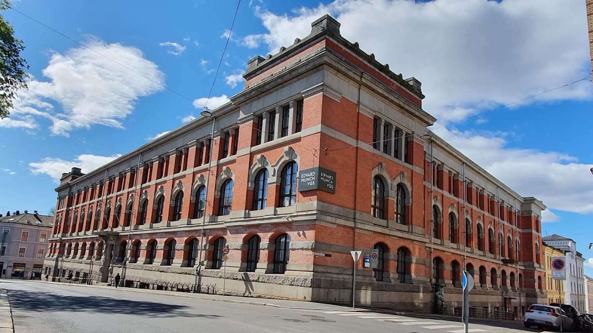 Foto av Edvard Munch videregående skole