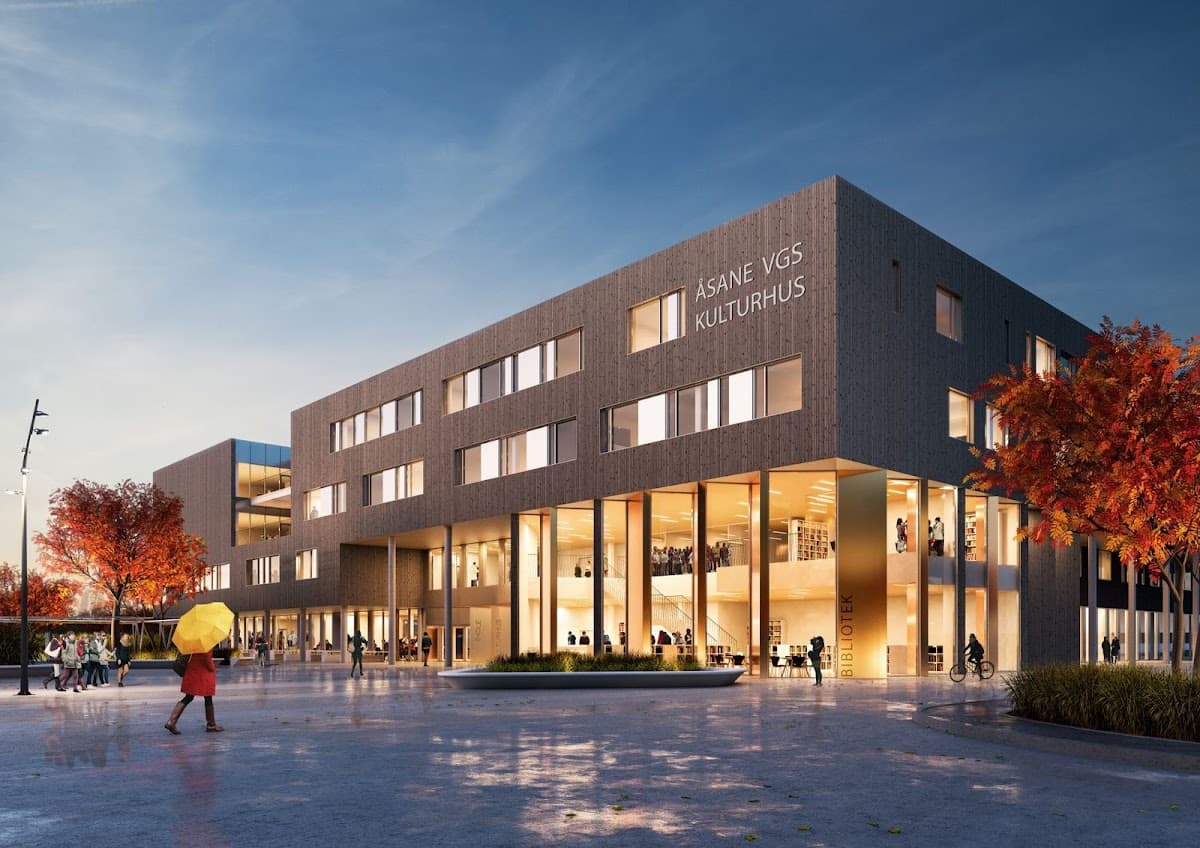 Foto av Åsane vidaregåande skule