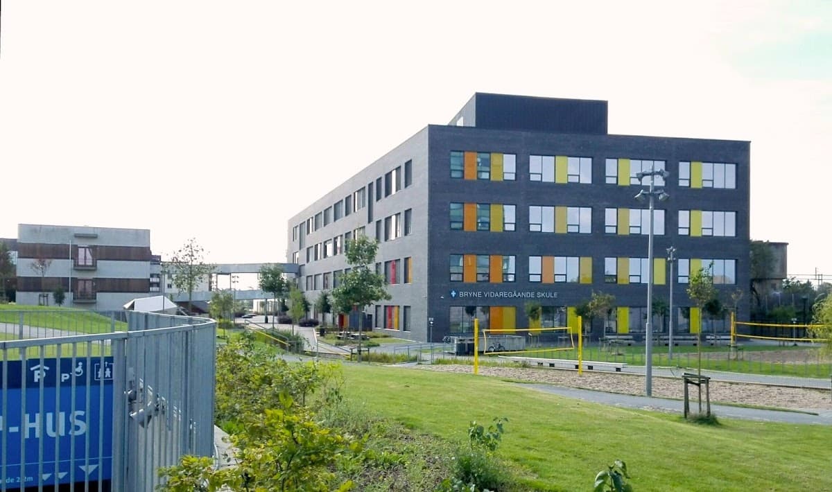 Foto av Bryne vidaregåande skule