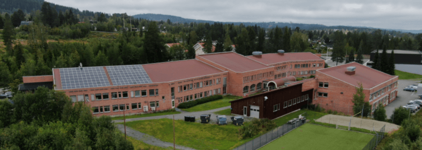 Foto av Raufoss videregående skole